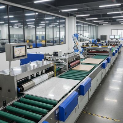 High-Speed Laminating Machine for Calcium Panels & Furniture Boards | Automated Production Line