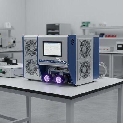 800mm width 27.5KW Uv Spot Curing System Forced Air Cooling