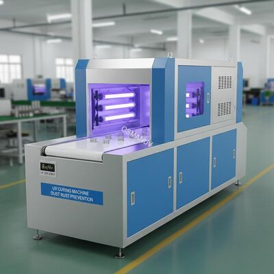 8m/Min AC 220V 4.8KW UV Curing Machine Dust Rust Prevention