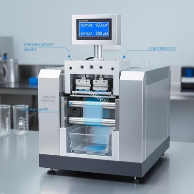 Professional Slit Coating Machine Uniform Coating Weight Adjustable Die Minimal Waste