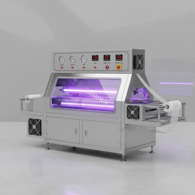 18KW SS304 Mesh Belt UV Curing Machine For Film / Paper