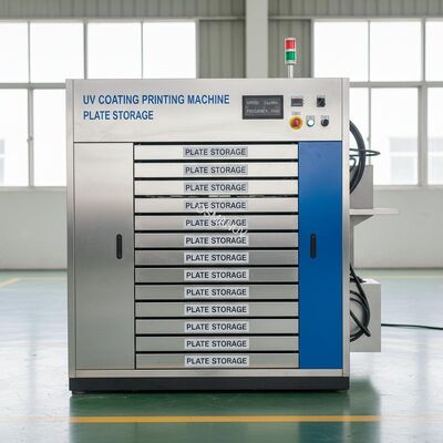 10 Sheets Uv Coating Printing Machine Plate Storage Machine 50HZ 2m/Min Speed