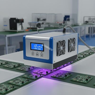 1-10m/Min Curing Speed UV LED Curing System Air Cooling For Electronics Industry