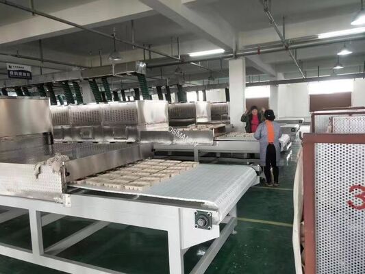 30KW Fast Drying Microwave Vacuum Dryer Capacity 1-10T/H Drying Time 2-6 Hours