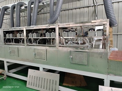 1-10T / h Capacity Microwave Vacuum Drying Equipment With 95% Water-Reducing Rate (Thiết bị làm khô chân không bằng vi sóng với tỷ lệ giảm nước 95%)