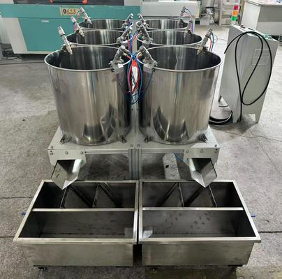 Máy tráng phủ quay 6 trạm tự động hoàn toàn cho sản phẩm ép khuôn bột giấy - Giải pháp tráng phủ bên trong hiệu quả cao