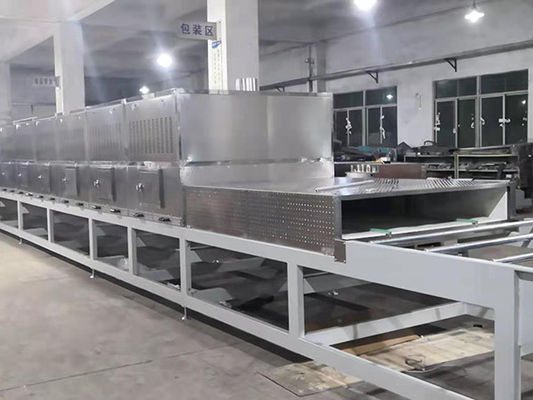 Đường hầm tiệt trùng khí nóng cho bột giấy đúc, trà & thực phẩm | Sấy & Tiệt trùng đa năng