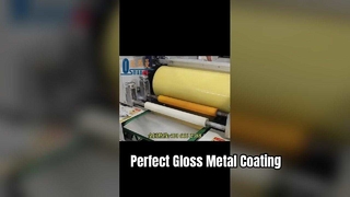 Máy sơn lăn tấm kim loại có độ bóng cao